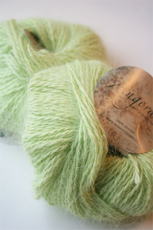 Plymouth Yarn Angora Knitting Yarn in Keylime 