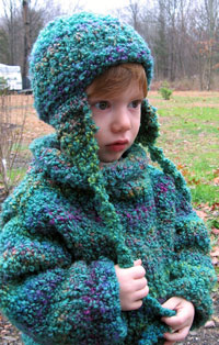 Free Knitting Pattern - Infant hat, mitts and booties set.