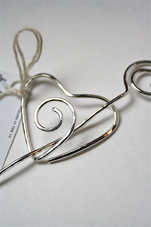 Nickel Swirl Shawlpin by Romi