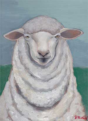 Sheep Portraits - Columbia Sheep