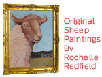 Original Sheep Paintings by Rochelle Redfield