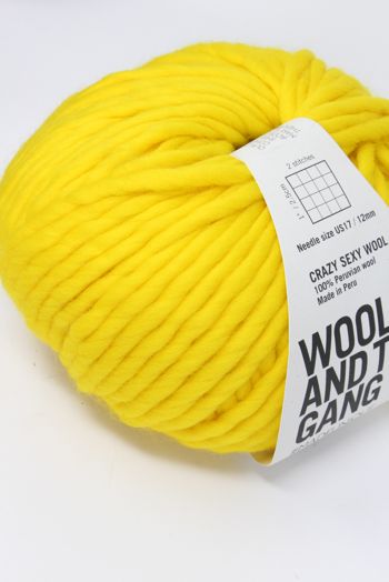Wool & The Gang Crazy Sexy Wool in Big Bird Yellow