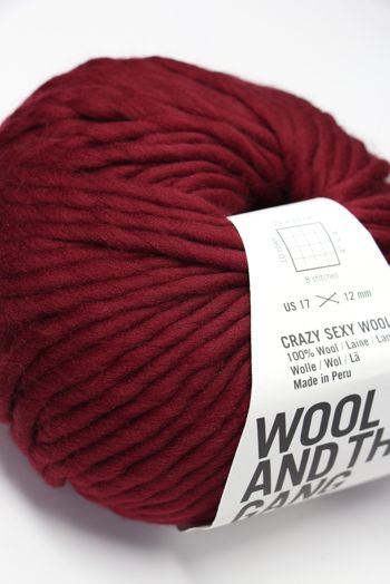 Wool & The Gang Crazy Sexy Wool in Bordeaux
