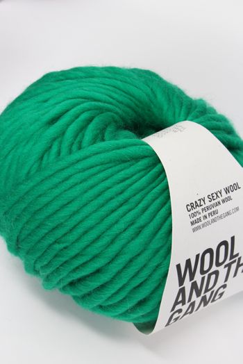 Wool & The Gang Crazy Sexy Wool in Emerald Green