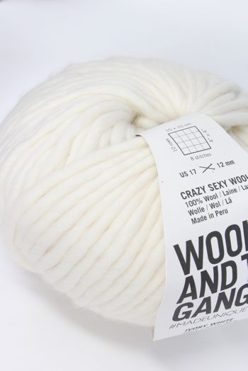 Wool & The Gang Crazy Sexy Wool in Ivory White