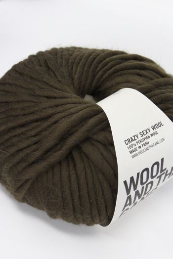 Wool & The Gang Crazy Sexy Wool in Khaki Green