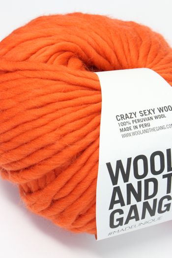 Wool & The Gang Crazy Sexy Wool in Rusty Orange