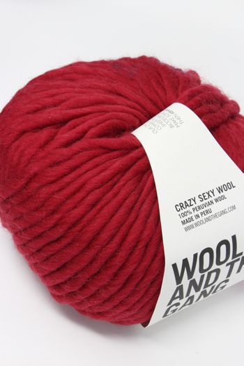 Wool & The Gang Crazy Sexy Wool in True Blood Red