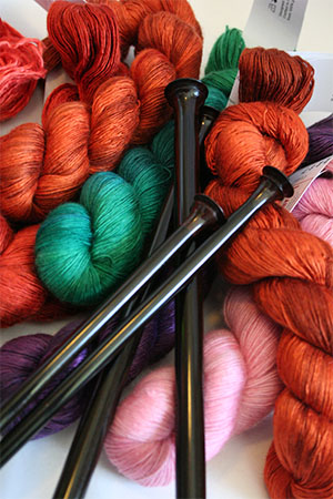 Zen Knitting Needles - round single point Ebony