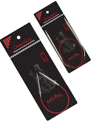 CHIAOGOO SS Knit RED Circulars