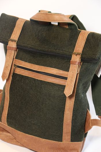 Fibres of Life Backpack Bag in Khaki