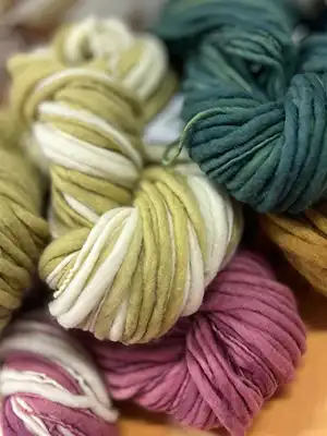 Kinua Yarns Slub Wool Yarn