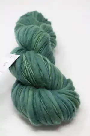 Kinua Yarns Slub Wool Yarn in Algae