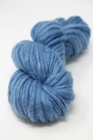 Kinua Yarns Slub Wool Yarn in Blue Denim