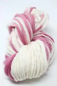 Kinua Yarns  The Flamé Peruvian Wool Yarn in Pink Lemonade at Fabulous Yarn