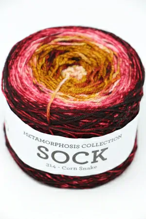 Malabrigo Metamorphosis Sock CORN SNAKE