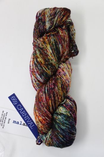 Malabrigo Sock Yarn in Carnival (669) 