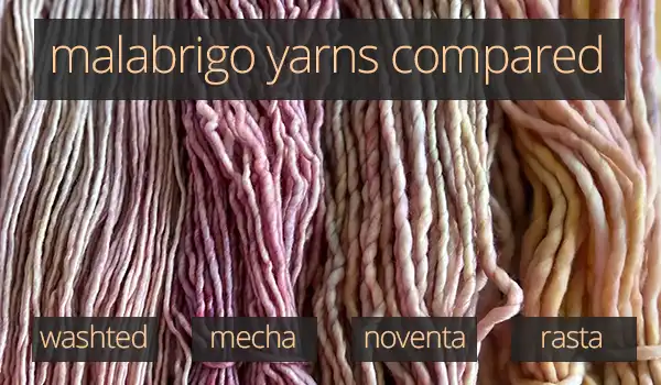 Malabrigo Yarn Comparison