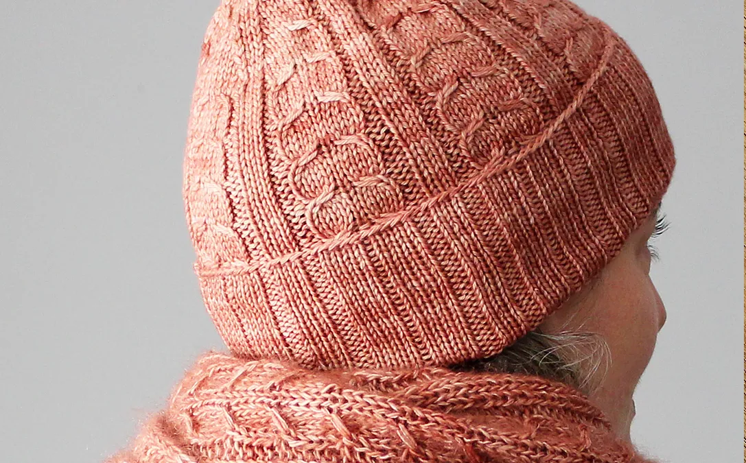 Knit Hat Old Rose