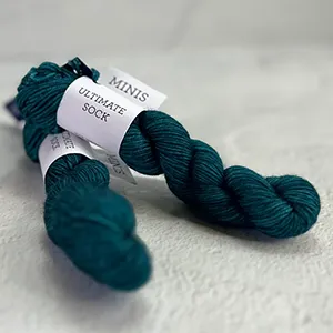 MALABRIGO ULTIMATE SOCK MINI TEAL FEATHER (412)