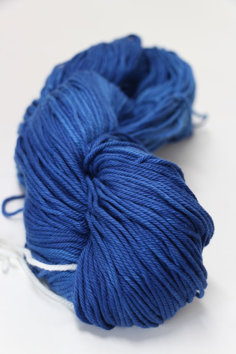 Malabrigo Verano 100 Pima Cotton Yarn in PHTHALO BLUE (921) at