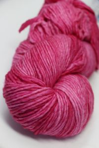 Malabrigo worsted merino in Shocking Pink 184		