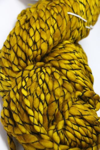 Malabrigo Caracol in Frank Ochre