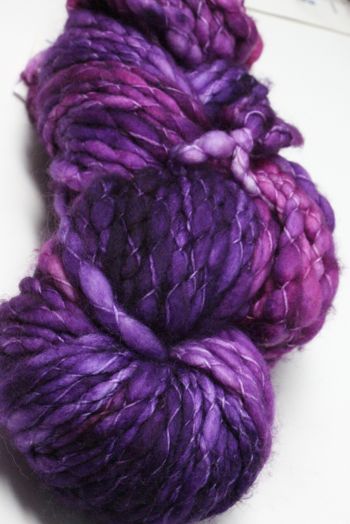 Malabrigo Caracol in Hollyhock