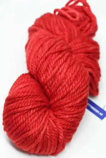 Malabrigo Chunky Yarn in  VERMILLION 