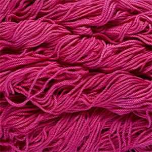 malabrigo chunky yarn in Fuscia (093)
