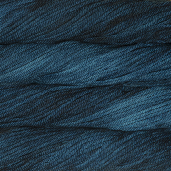 malabrigo chunky yarn in Azul Profundo (150)