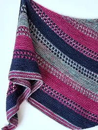 Malabrigo Dos Tierras Friendship Shawl KAL