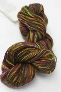 MALABRIGO MERINO LACE Sapphire Magenta Gold 207