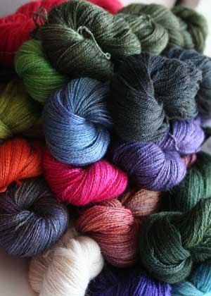 Malabrigo Baby Silkpaca lace yarn