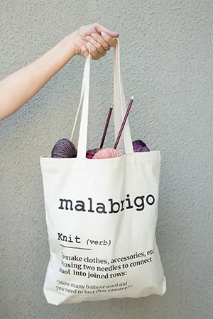 Malabrigo Tote Definition - White