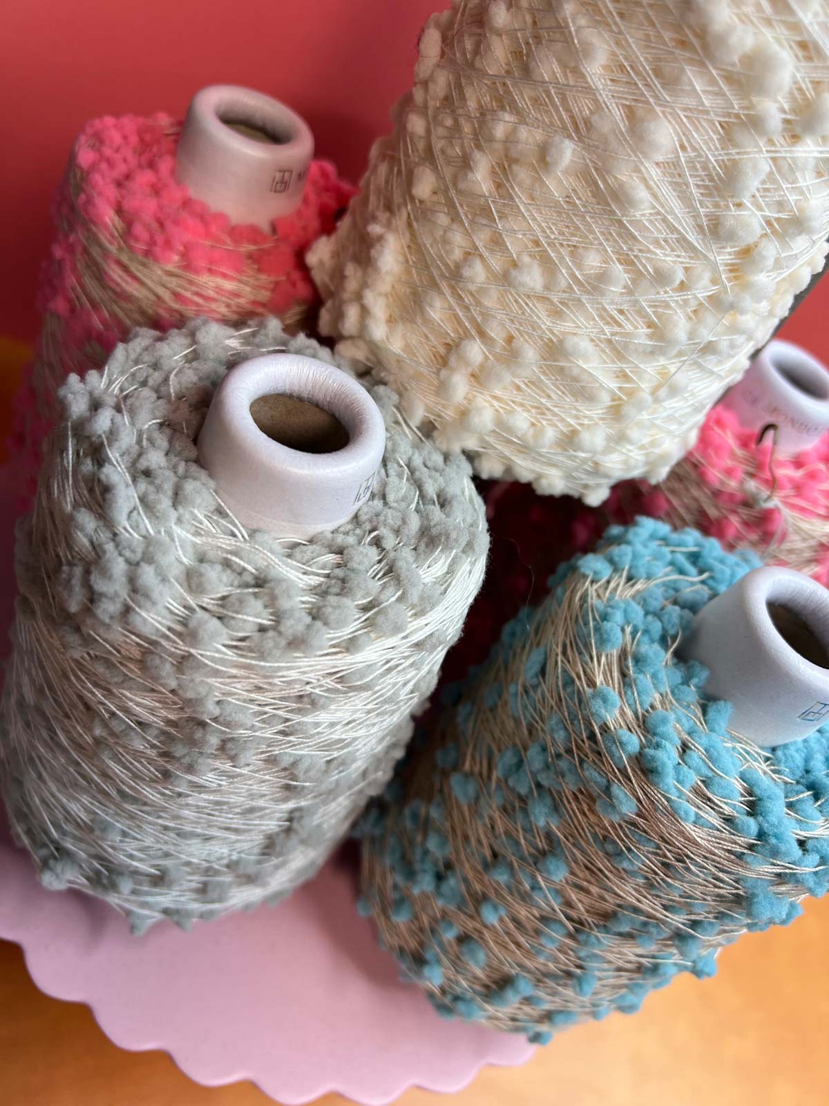 Big Bad Wool Oshare Pom Novelty Yarn at Fabulous Yarn