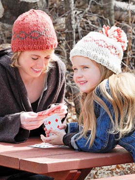 SPUD and CHLOE OUTER Pattern Pom Pom Hats