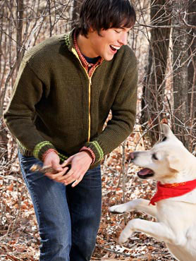 SPUD and CHLOE SWEATER Pattern Track Jacket