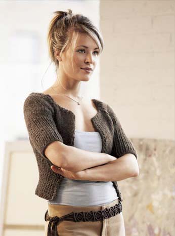 Blue Sky CROPPED CARDIGAN