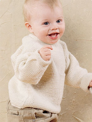 Kid&apos;s Knit V-Neck Sweater Knitting Pattern | Red Heart