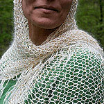 Easy Beaded-Sequin Mohair Silk Wedding Shawl/Wrap Pattern