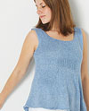 skacel urban silk aline tank knitting pattern