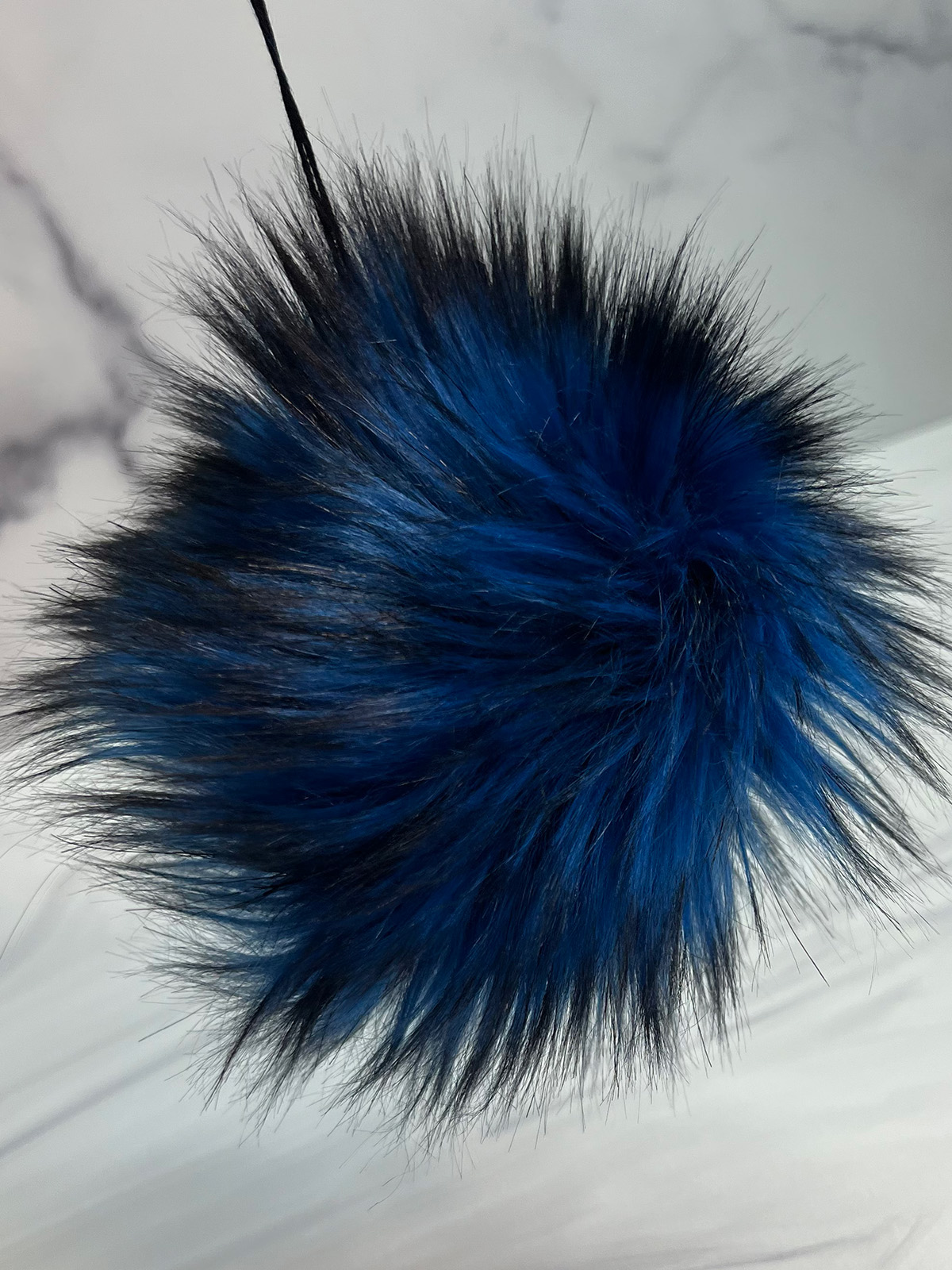 Faux Fur Snap On Pom Pom – Firefly Fibers