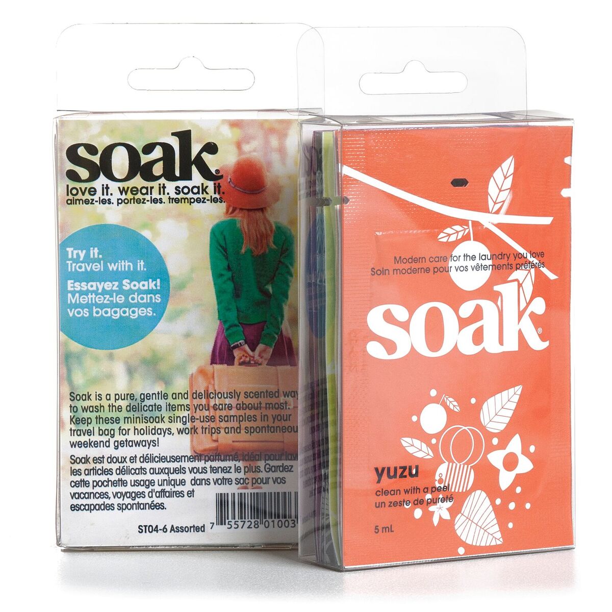 Soak Wash  Travel Packs - On-The-Go Laundry Care for your hand