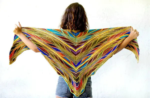 Butterfly/Papillon Shawl Knit Kit
