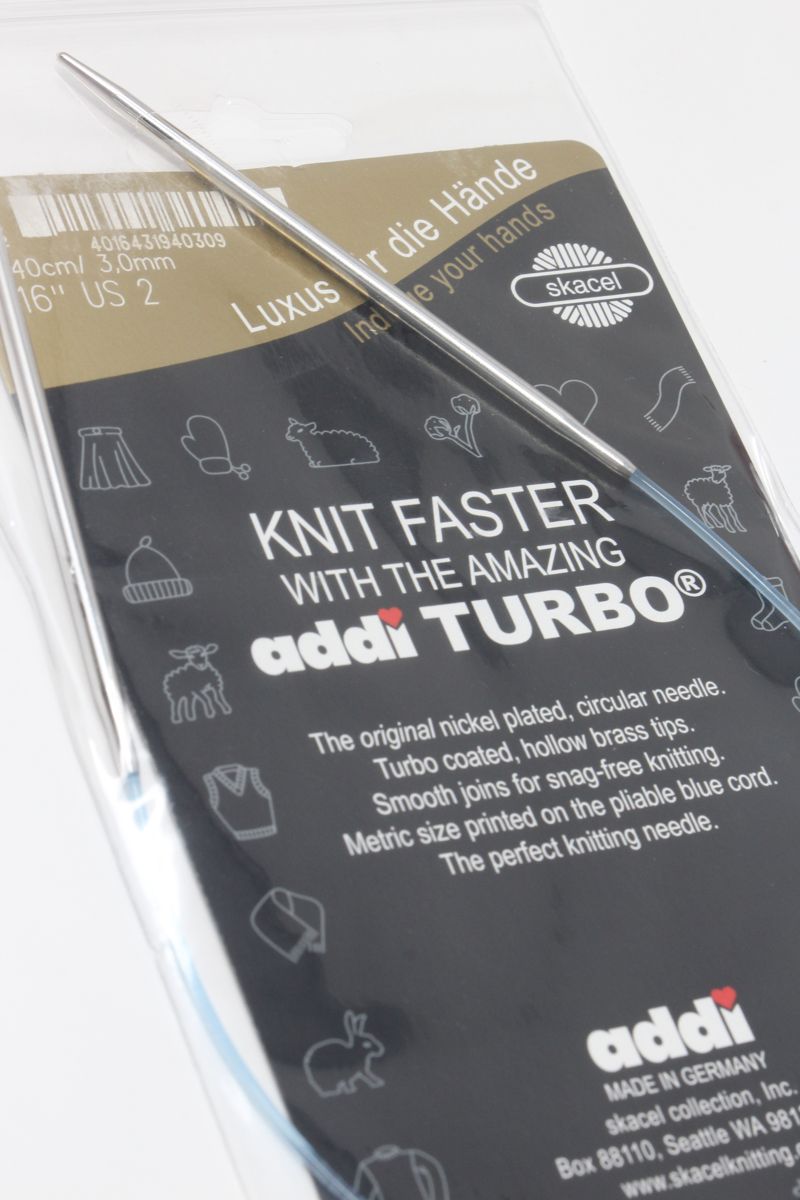  Addi Turbo 16 Circular Knitting Needles by SKACEL Size 7