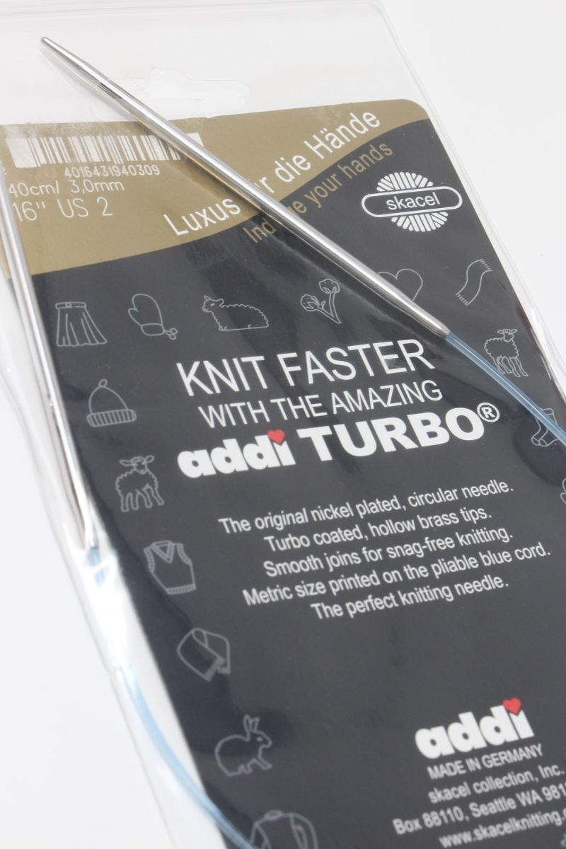 ADDI TURBO Circular Knitting Needles (ADDI LACE, ADDI NATURA, ADDI CLICKS)