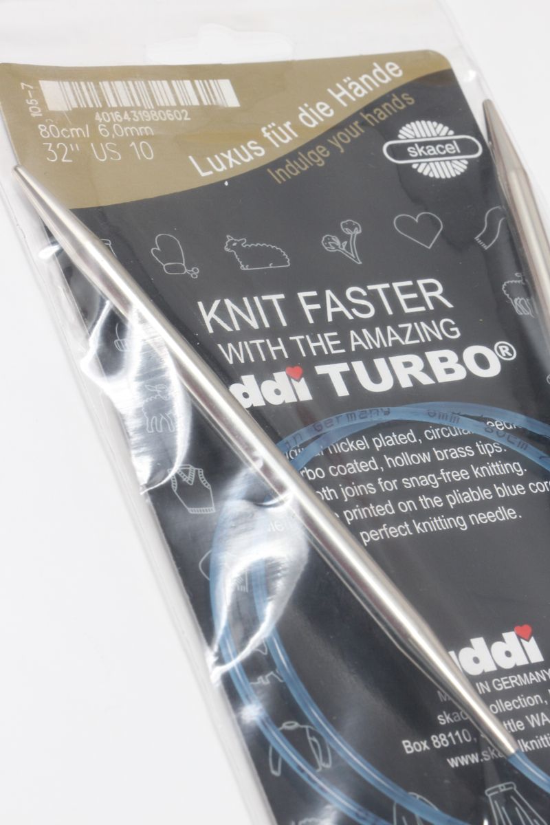  Addi Turbo 16 Circular Knitting Needles by SKACEL Size 8