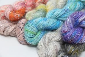 Artyarns beaded mohair with Sequins