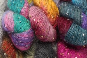 Artyarns beaded mohair with Sequins